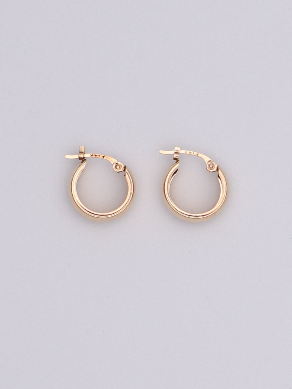 14k Huggie Hoop Earrings