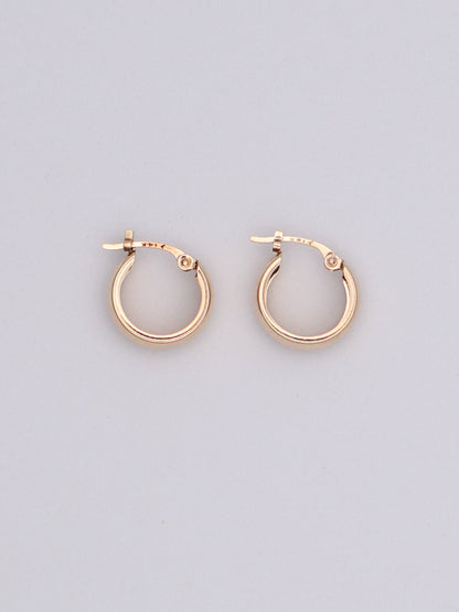 14k Huggie Hoop Earrings