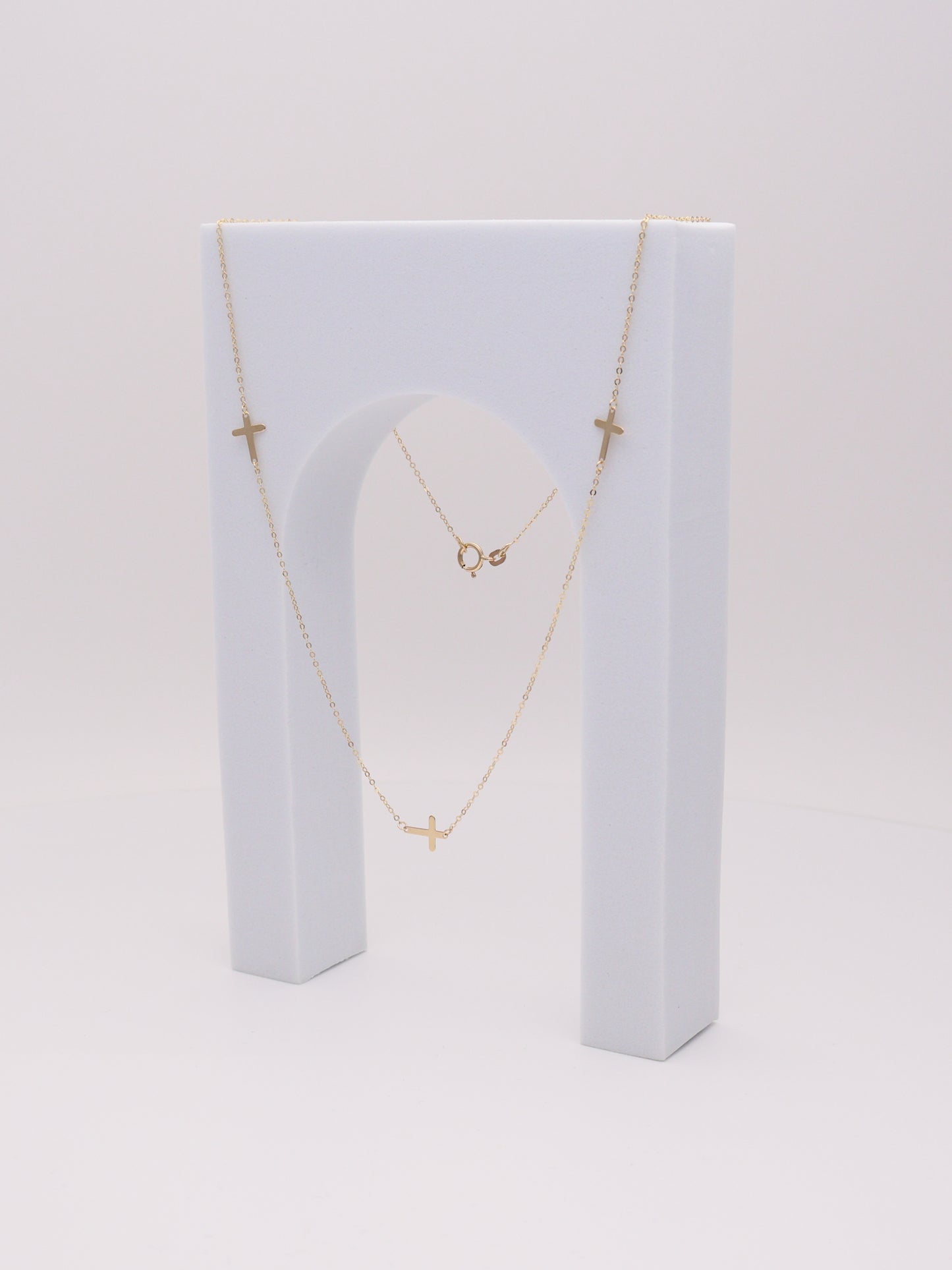 10k Yellow Gold Cross Necklace