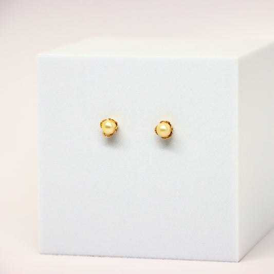 14k Pearl Earrings