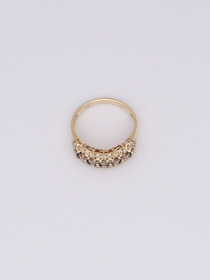 14k Le Vian Chocolate & Champagne Diamond Ring