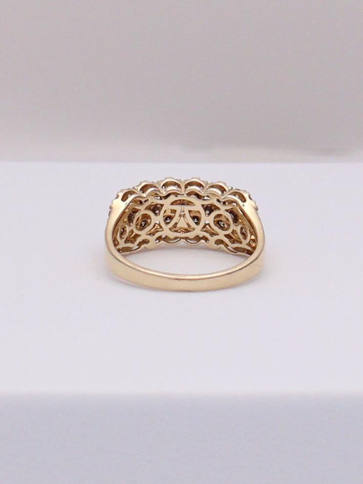 14k Le Vian Chocolate & Champagne Diamond Ring