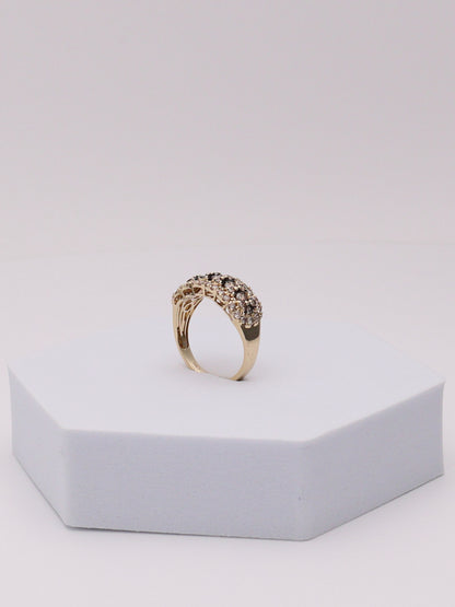 14k Le Vian Chocolate & Champagne Diamond Ring