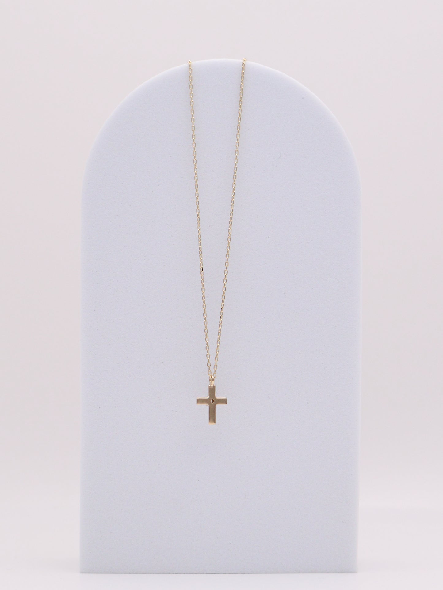 14k Diamond Cross Necklace