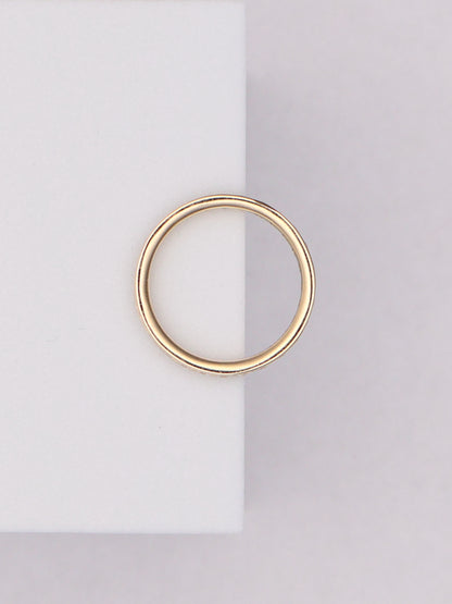 14k Gold CZ Band