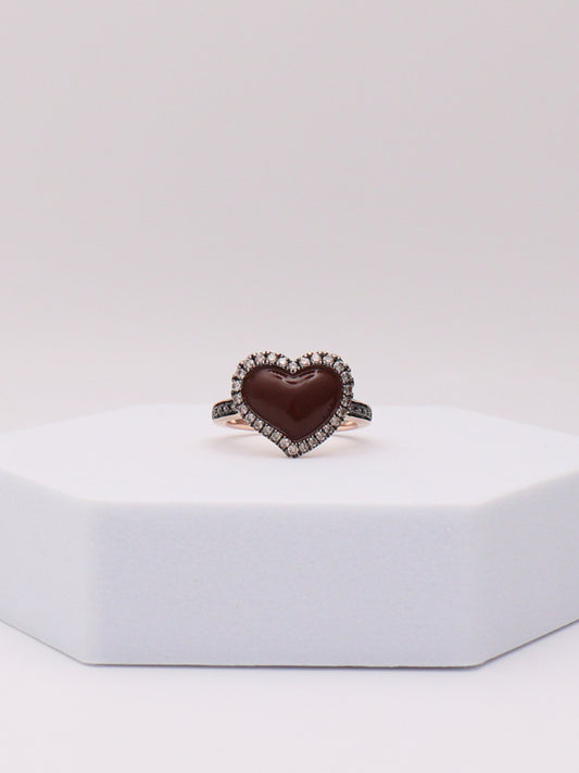 14K Rose Gold Le Vian x Godiva Heart Ring