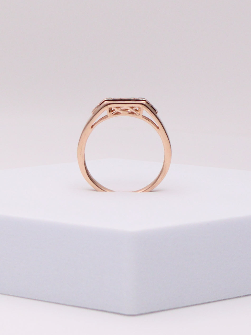 14K Rose Gold Diamond Le Vian Wedding Ring