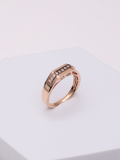 14K Rose Gold Diamond Le Vian Wedding Ring