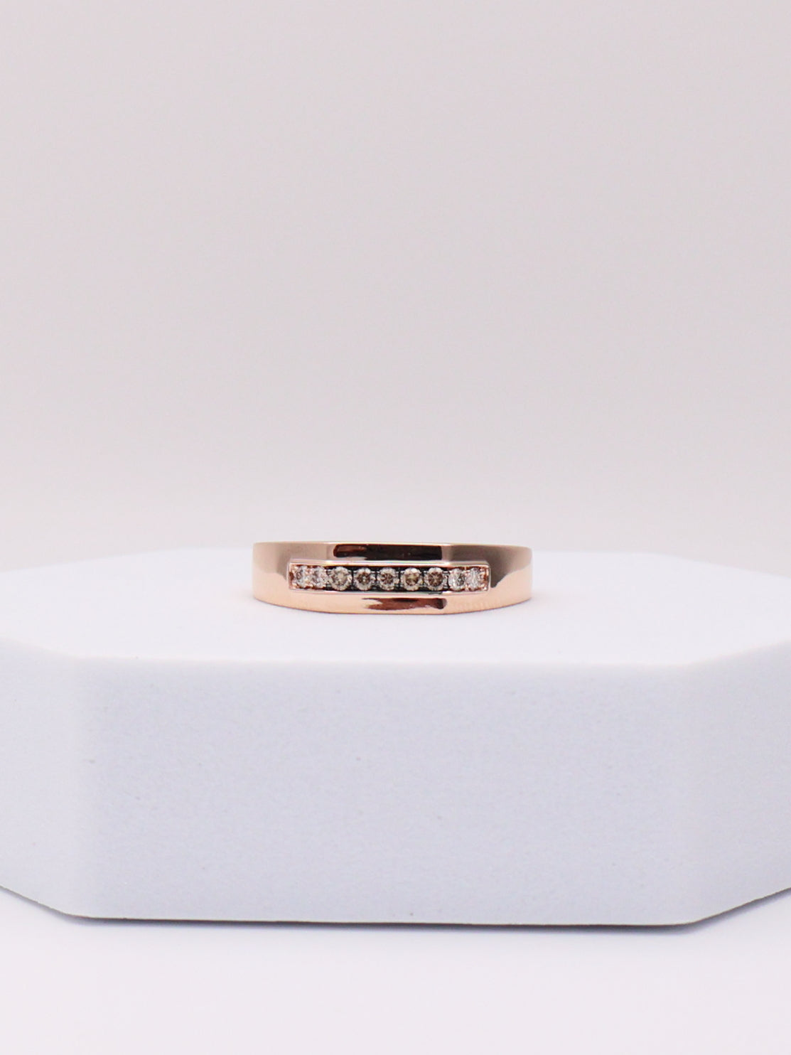 14K Rose Gold Diamond Le Vian Wedding Ring