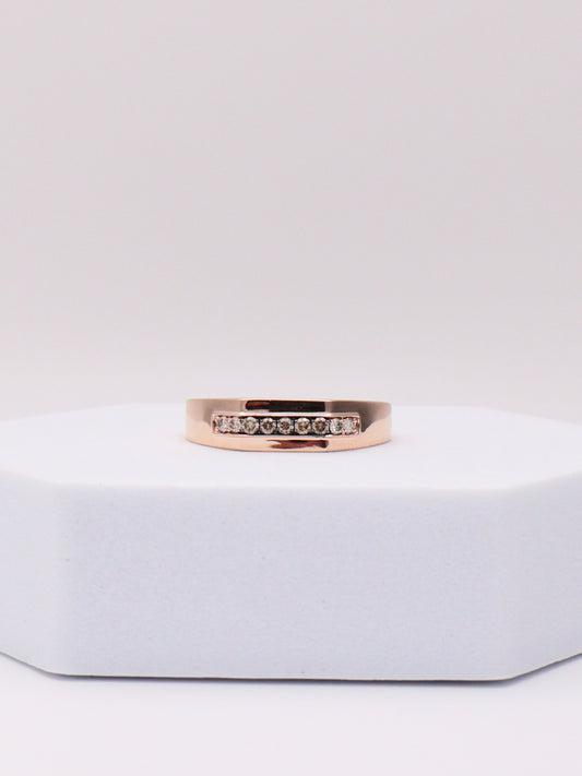 14K Rose Gold Diamond Le Vian Wedding Ring