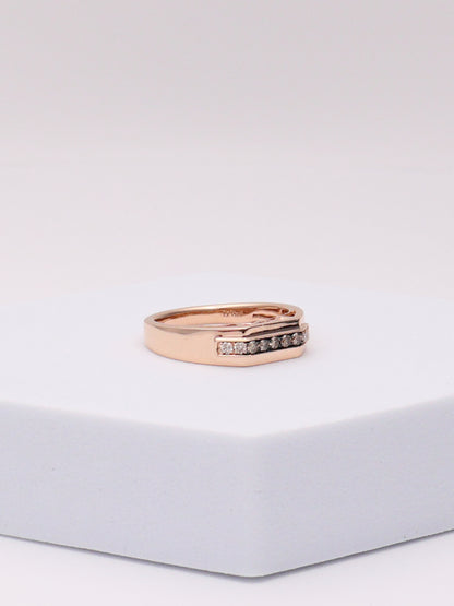 14K Rose Gold Diamond Le Vian Wedding Ring
