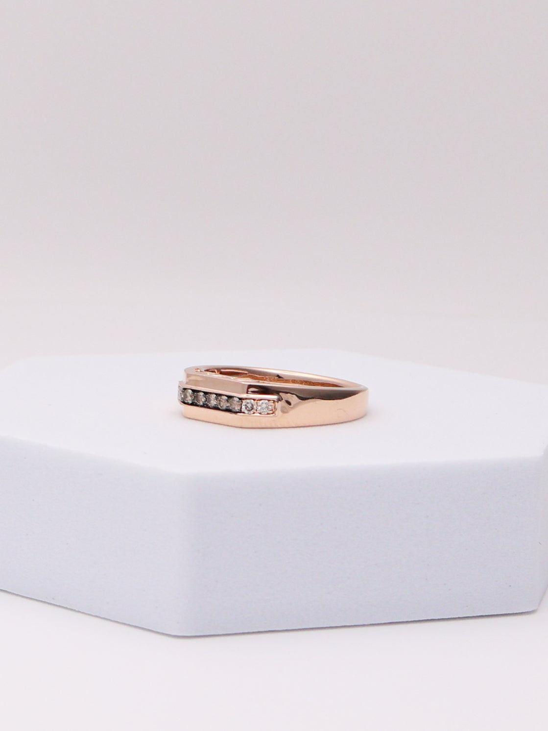 14K Rose Gold Diamond Le Vian Wedding Ring