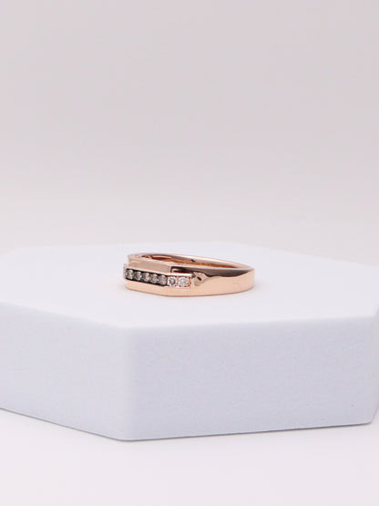 14K Rose Gold Diamond Le Vian Wedding Ring