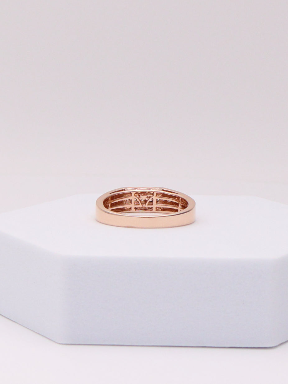 14K Rose Gold Diamond Le Vian Wedding Ring