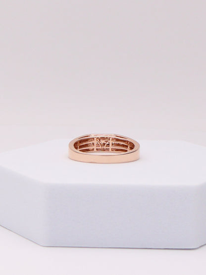 14K Rose Gold Diamond Le Vian Wedding Ring