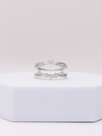 14K White Gold Diamond Enhancer