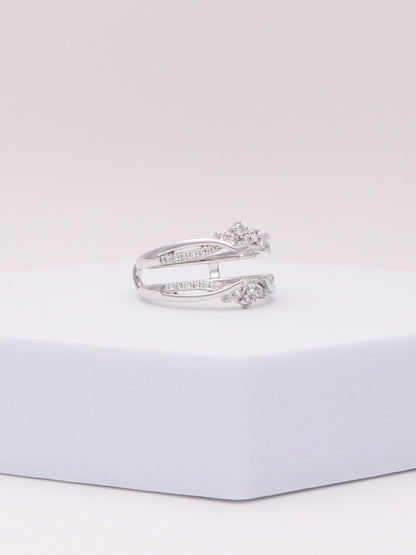 14K White Gold Diamond Enhancer