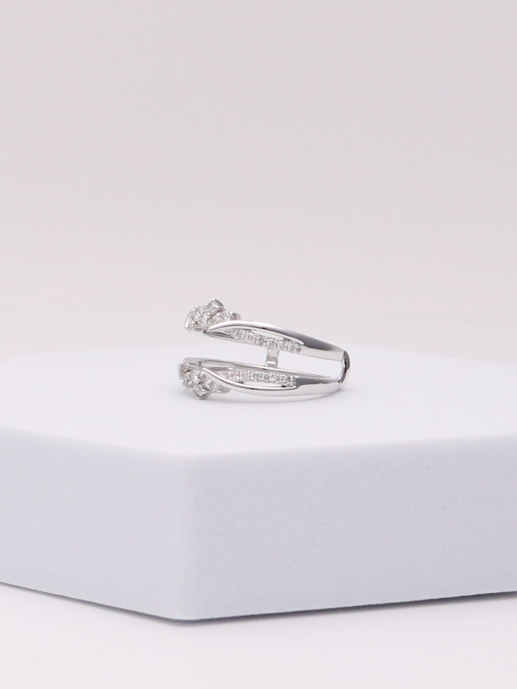 14K White Gold Diamond Enhancer