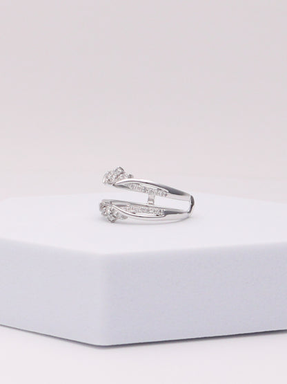 14K White Gold Diamond Enhancer