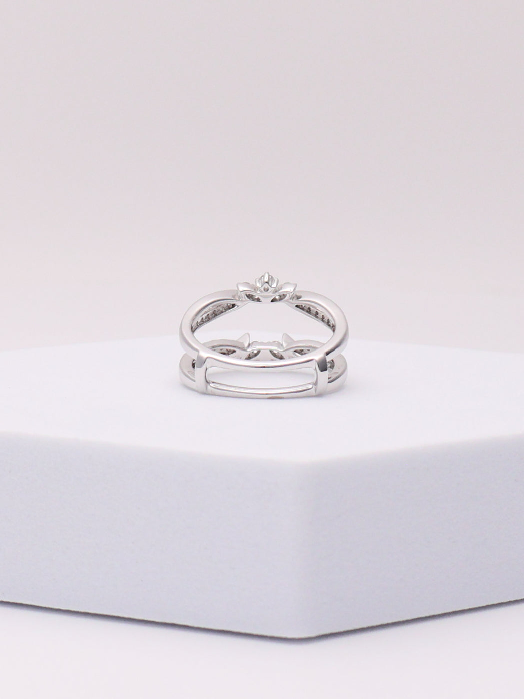 14K White Gold Diamond Enhancer