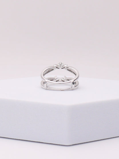14K White Gold Diamond Enhancer