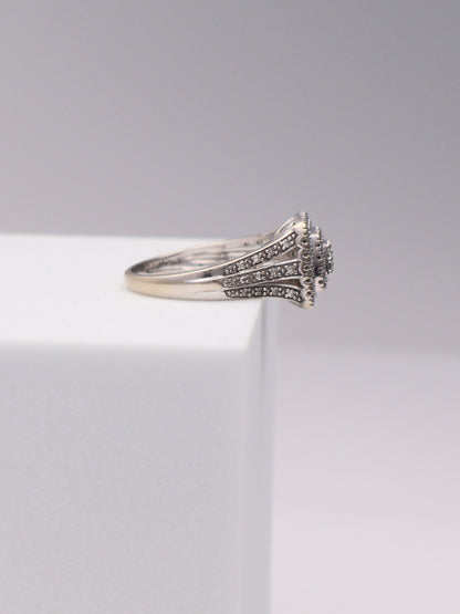 10k Diamond Cushion Ring