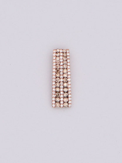 14k Rose Gold Diamond Pendant