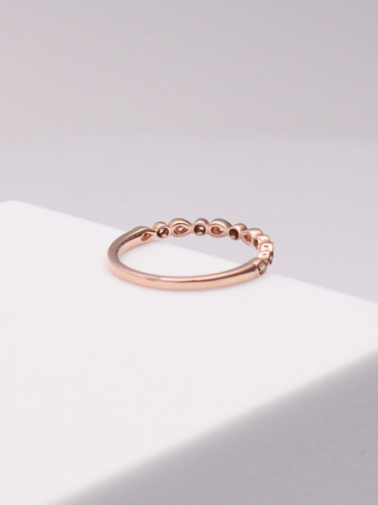 10k RG Diamond Band