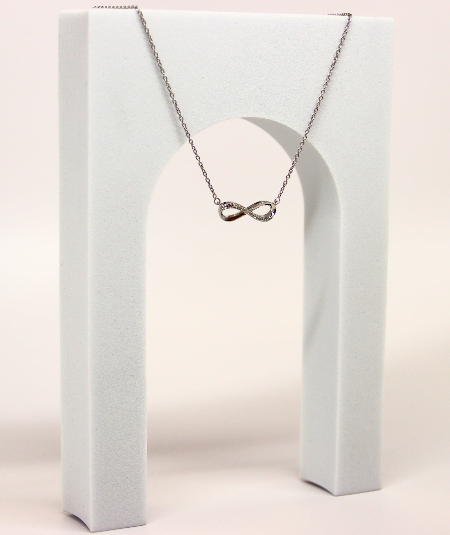 925 Diamond Infinity Necklace