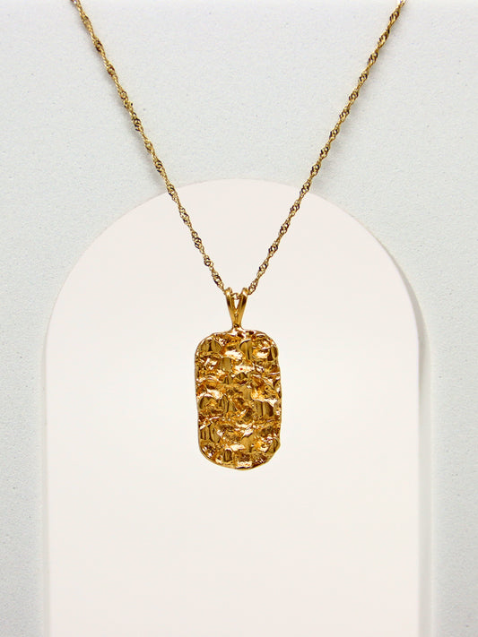 14k Nugget Pendant