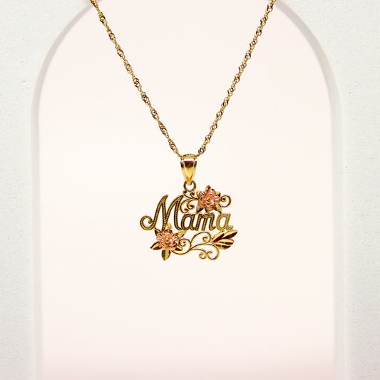 14k "Mama" Pendant
