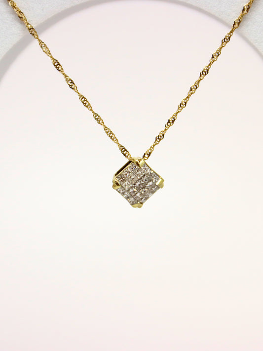 14k Diamond Pendant