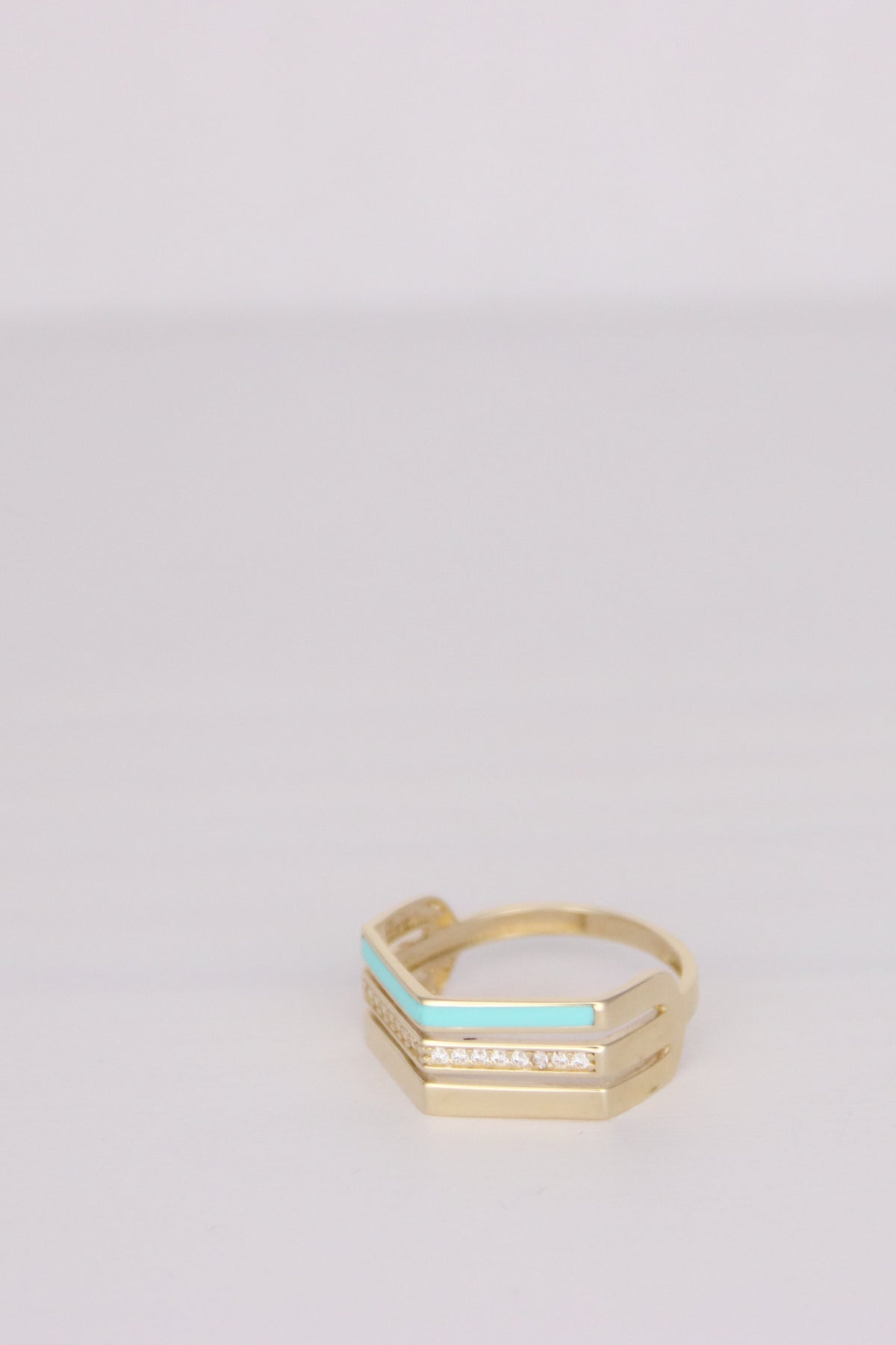 Triple Line Ring