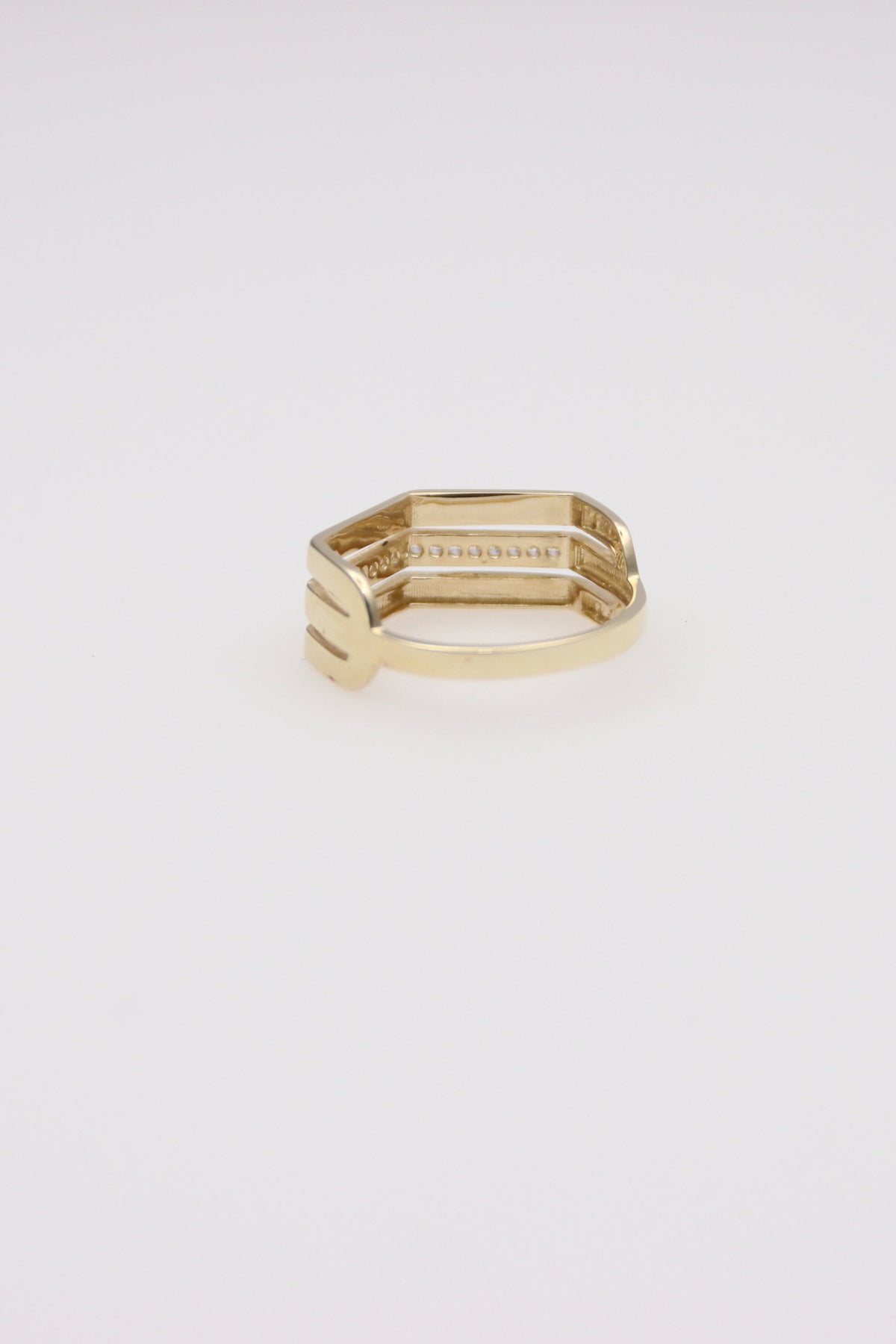 Triple Line Ring