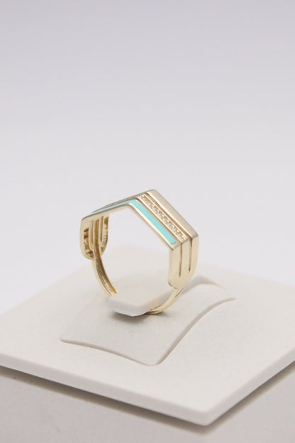 Triple Line Ring