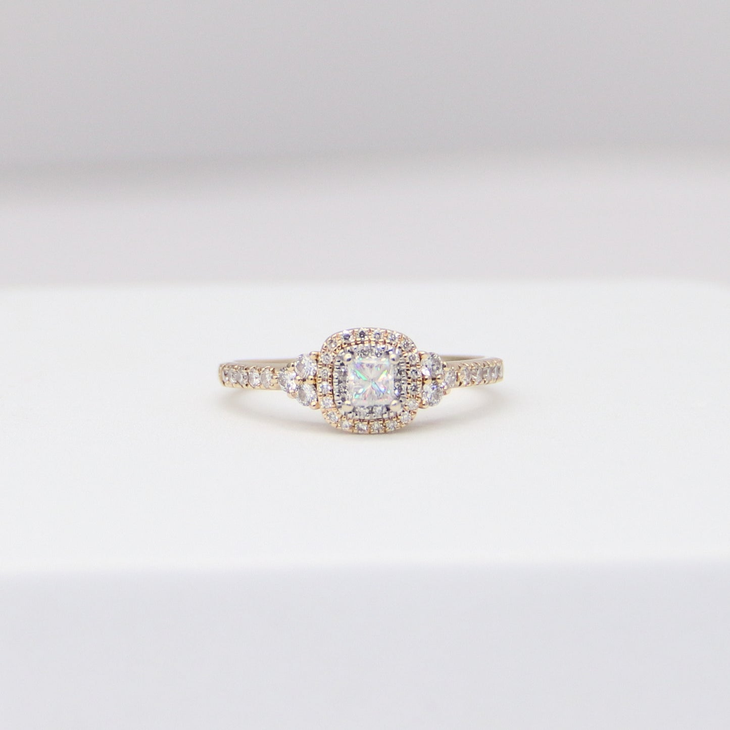 14K Yellow Gold Leo First Light Diamond Ring