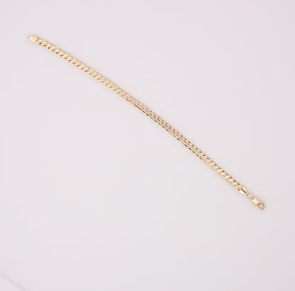 14K Yellow Gold Curb Link Bracelet