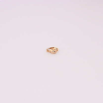14K Yellow Gold Diamond Heart Pendant