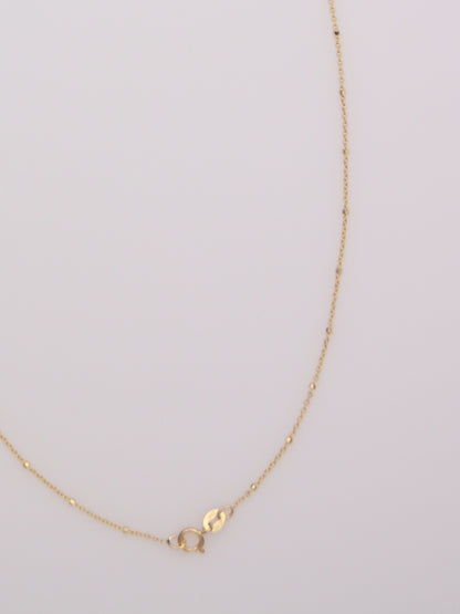 14K Yellow Gold Amethyst Heart Pendant Necklace