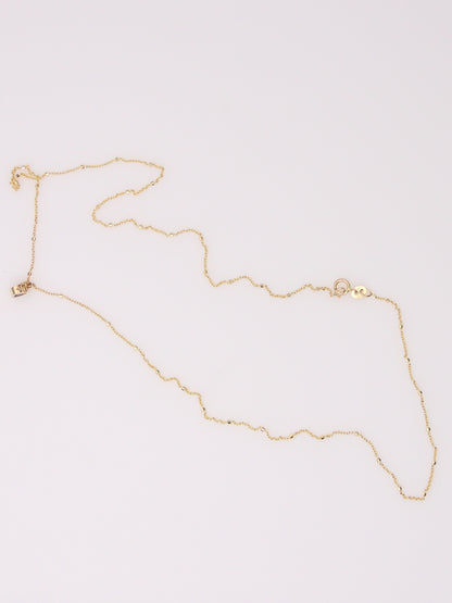 14K Yellow Gold Amethyst Heart Pendant Necklace