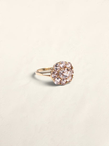 14K Yellow Gold Goshenite Ring