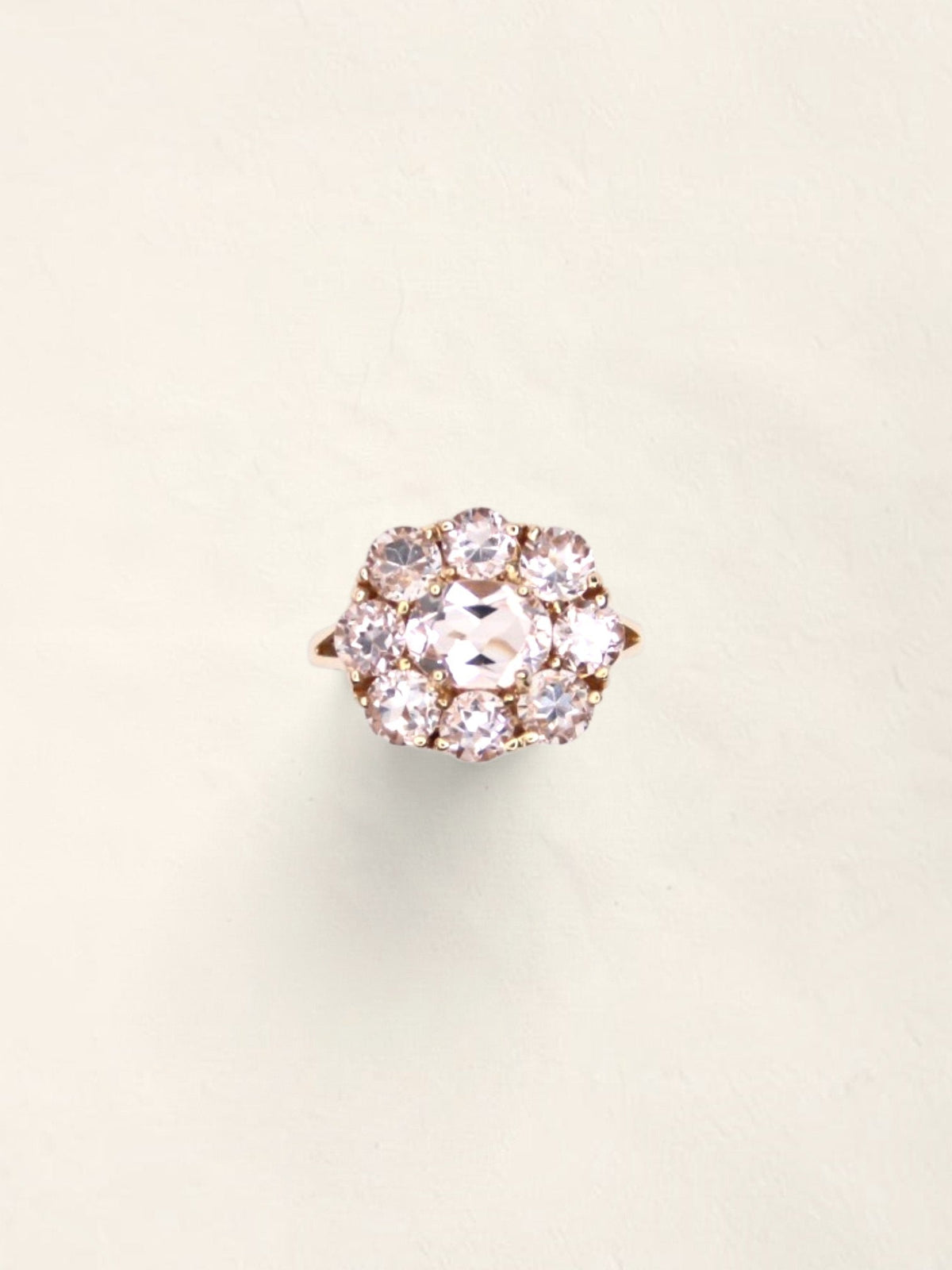 14K Yellow Gold Goshenite Ring