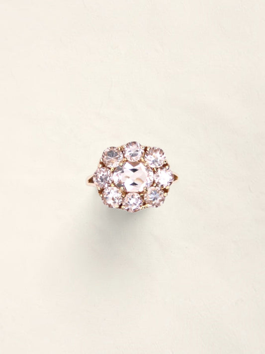 14K Yellow Gold Goshenite Ring