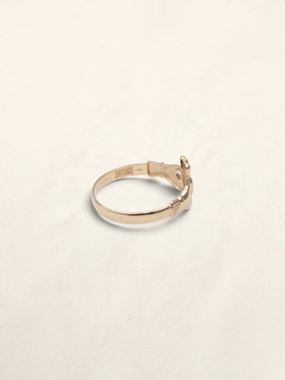 9K Yellow Gold Claddagh Ring