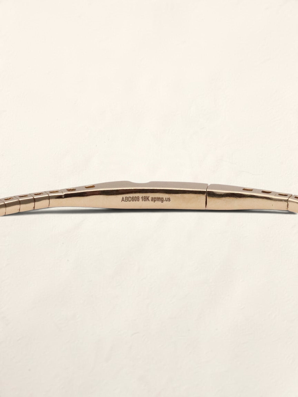 18K Yellow Gold Diamond Flex Bracelet