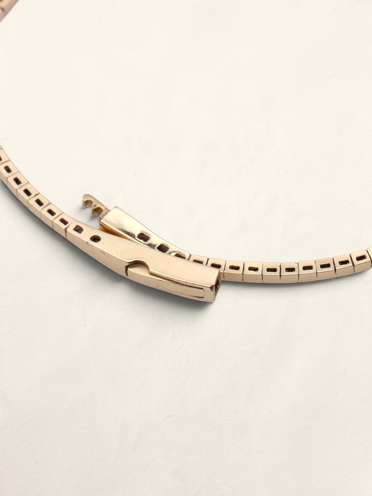 18K Yellow Gold Diamond Flex Bracelet