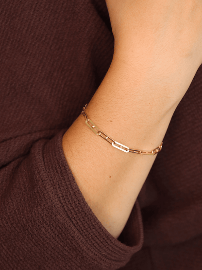 Paperclip Link Bracelet
