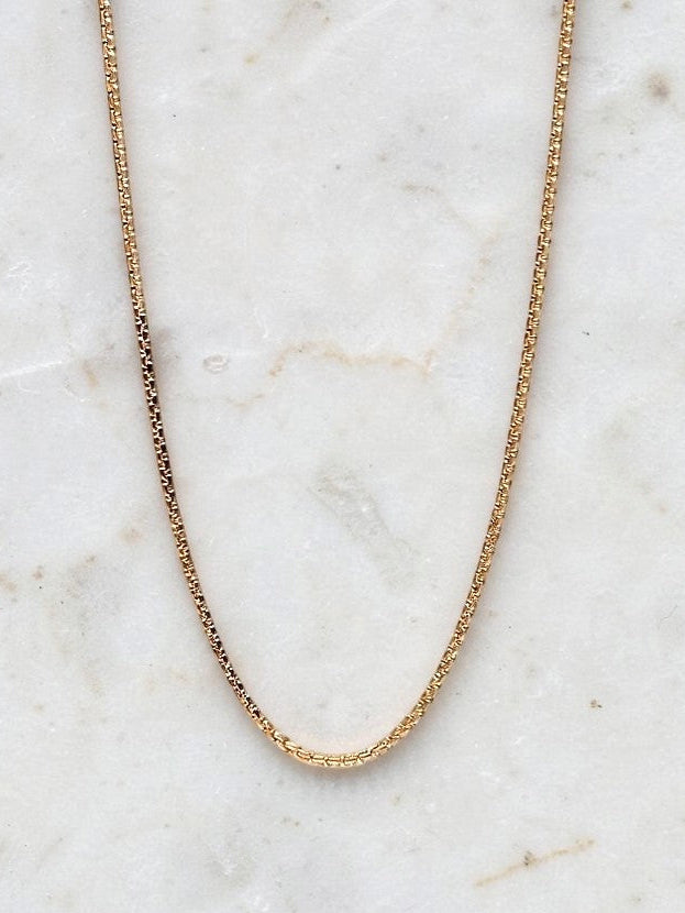 1.5mm Square Rolo Chain 21.5"
