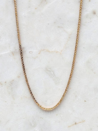 1.5mm Square Rolo Chain 21.5"