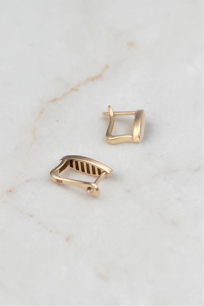 Vertical Marquise Earrings